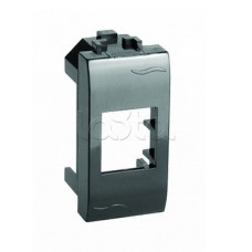 Адаптер для информационных разъемов Keystone, черный, 1мод. DKC (77607N)