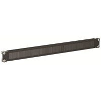 Ввод кабельный с щеточным буртиком 19", 1U, чёрный DKC R5SPZ191HEB