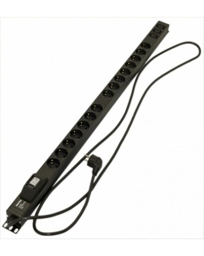 Блок розеток Hyperline SHE-15SH-3IEC-B-2.5EU в Томске Блоки розеток Pintop.ru