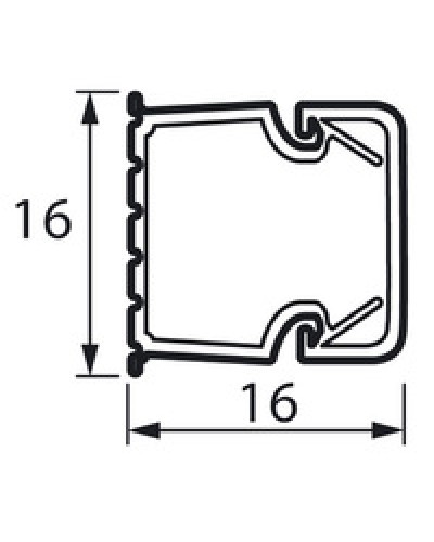 Кабель-канал METRA 16x16 Legrand (638191) в Томске Кабель-канал Pintop.ru