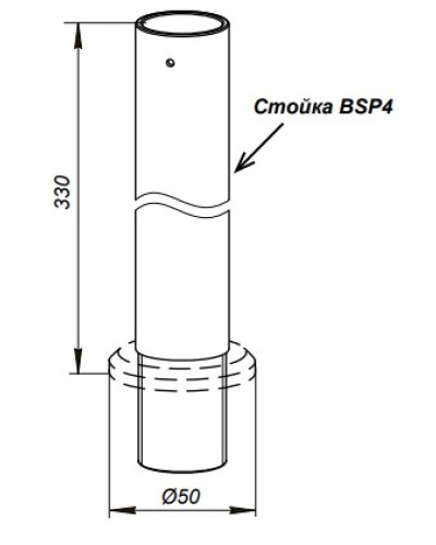 Стойка PERCo-BSP4 в Томске Дополнительное оборудование для СКУД Pintop.ru