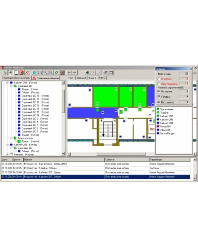 Монитор Рубеж Сигма-ИС в Томске Интегрированная система безопасности Р-08 СИГМА-ИС Pintop.ru